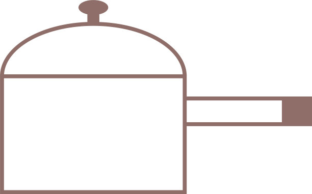 平底锅几何孤立上图片下载