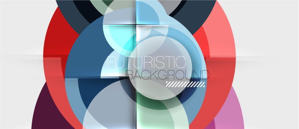 圆形几何设计模板图片下载