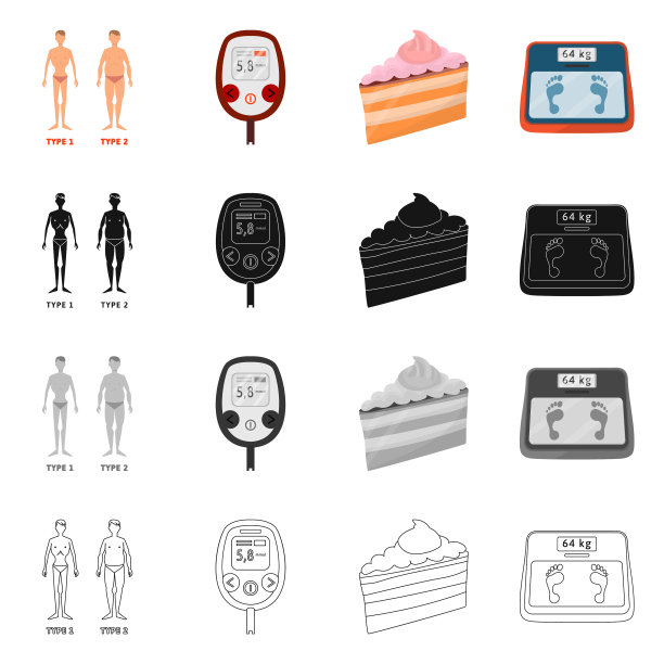 饮食和治疗符号的设计图片下载