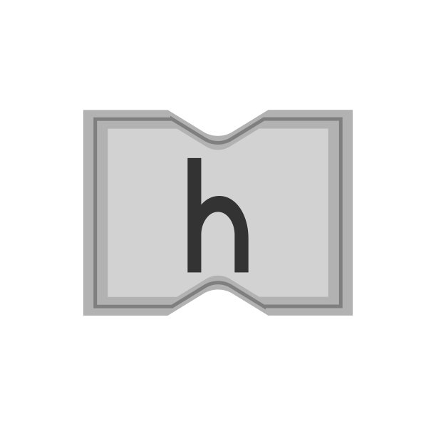 首字母标志h模板设计图片下载