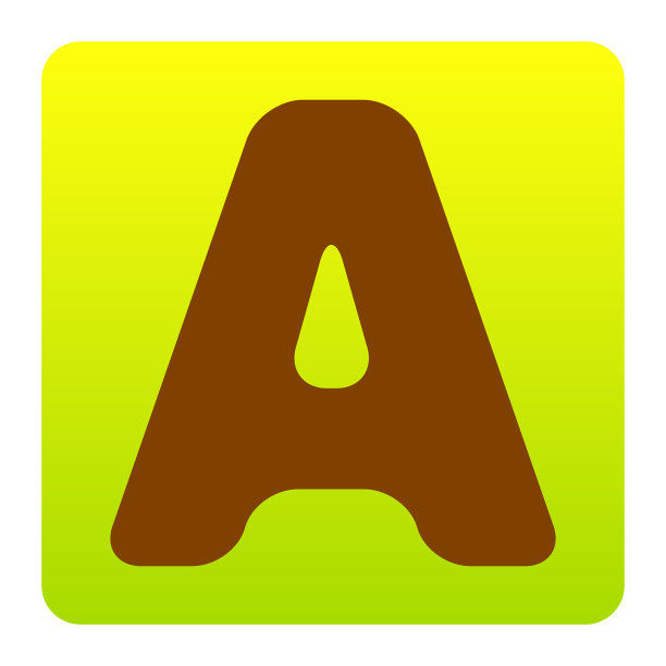 字母A标志设计模板元素图片下载