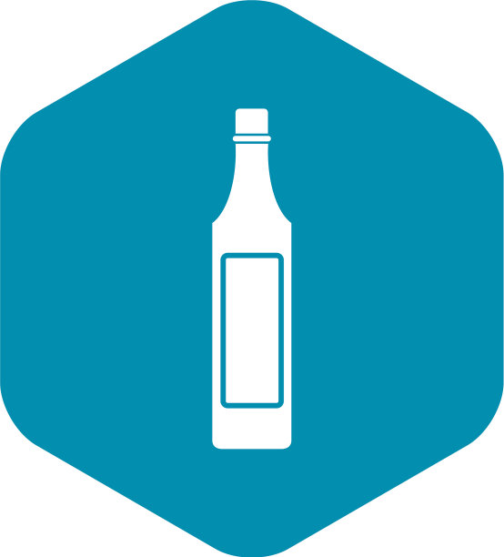 简单风格的图标醋瓶图片下载