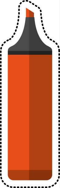 卡通标记学校用具形象图片下载