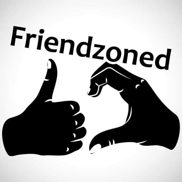 friendzoned手的形状图片下载