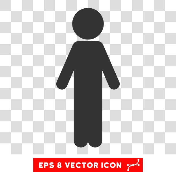 站立儿童Eps图标图片下载