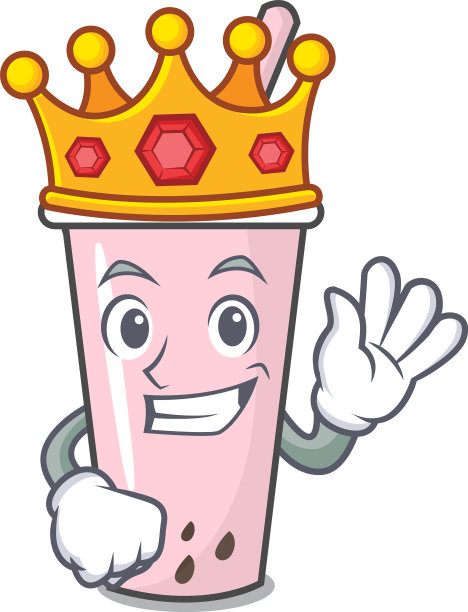 王覆盆子泡泡茶人物卡通图片下载