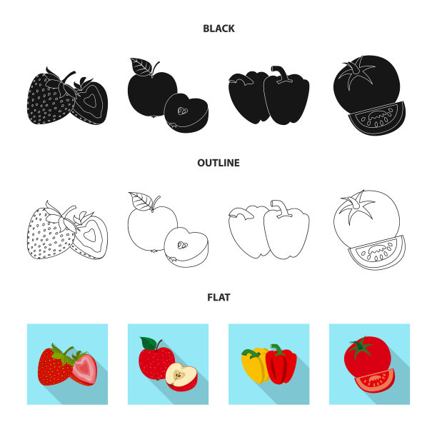 蔬菜水果标志图片下载