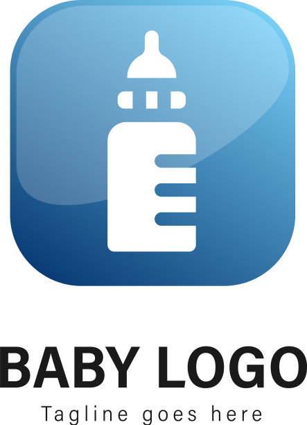宝宝标志模板设计，宝宝标志具有现代感图片下载