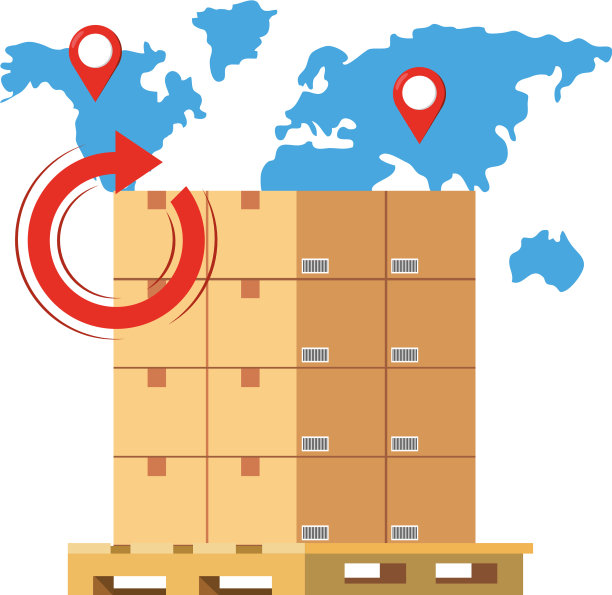 盒子在托盘图片下载