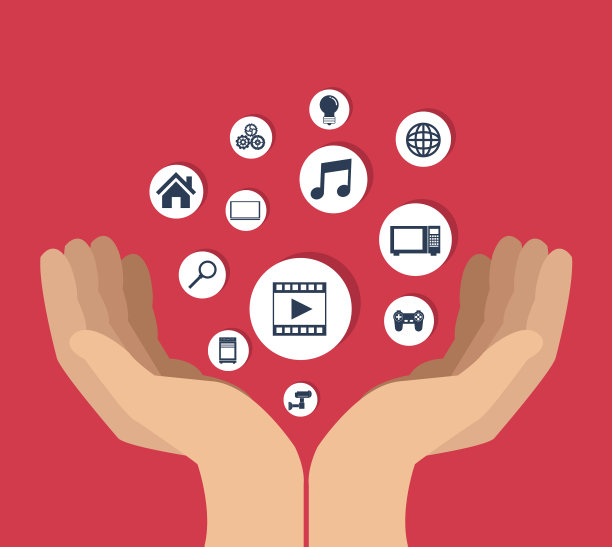 与图标相关的各种手机应用程序图片下载