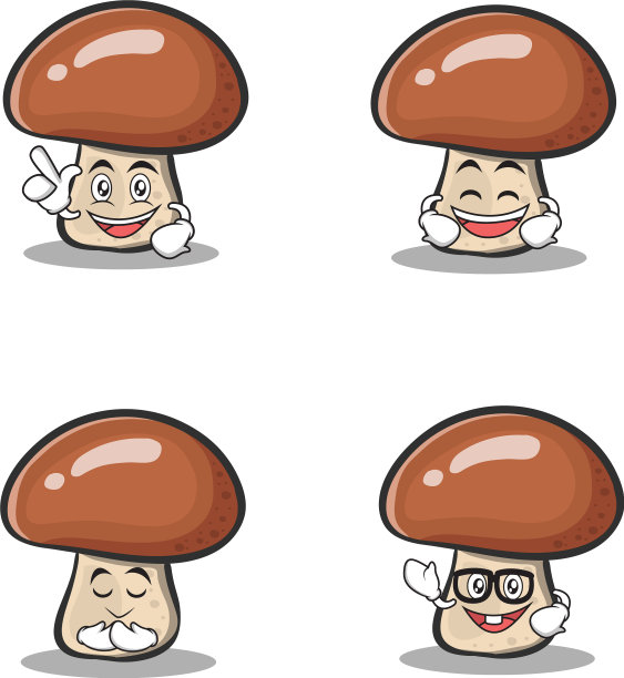 蘑菇卡通人物合集图片下载