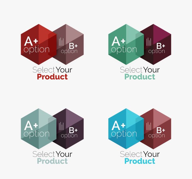 集抽象几何六边形设计用图片下载