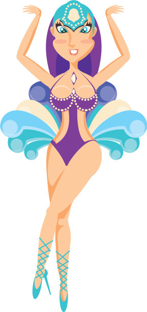女人狂欢节舞者的化身图片下载