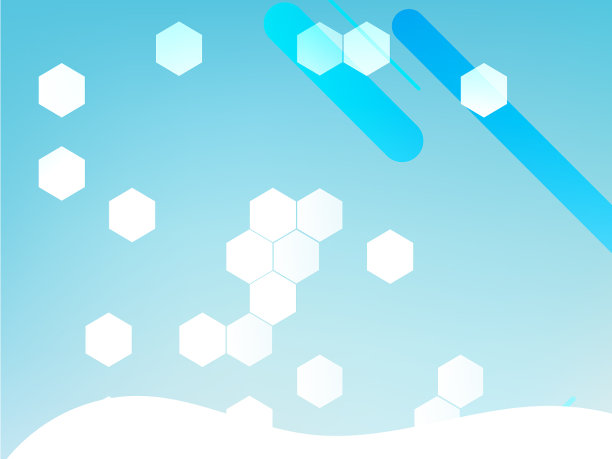 蓝色几何抽象背景图片下载