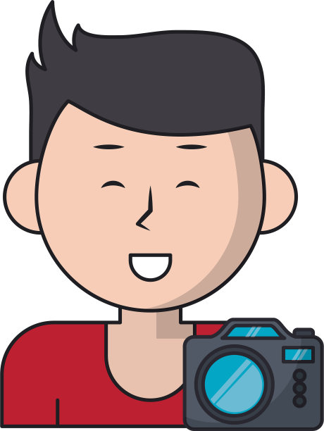 拿着照相机的年轻人图片下载