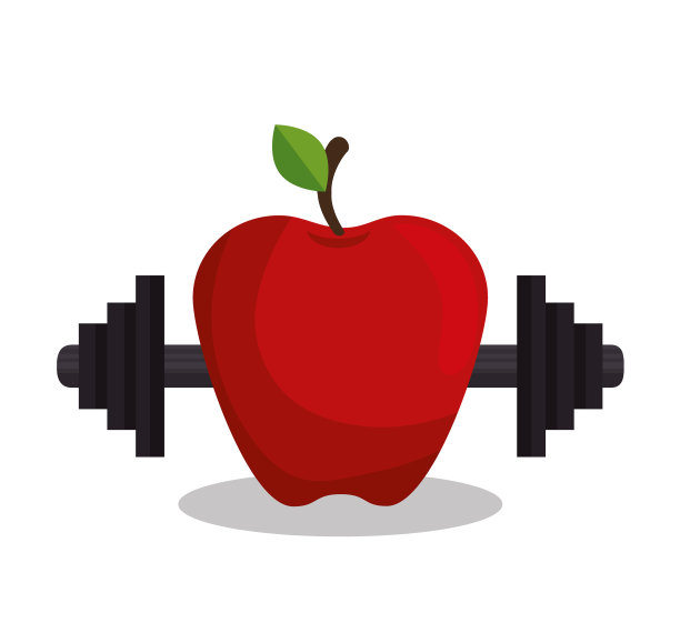 健身生活元素图片下载