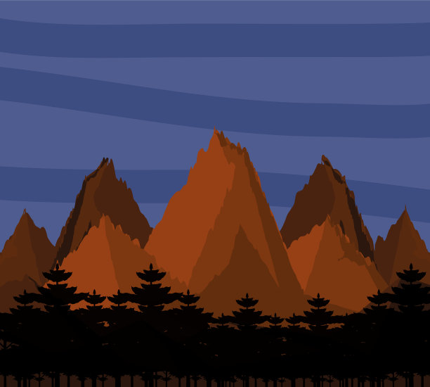 风景山景图标图片下载