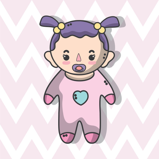 发型可爱的小女孩图片下载