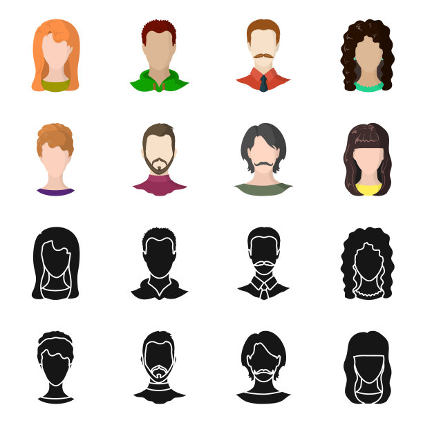 孤立对象的专业和照片标志图片下载