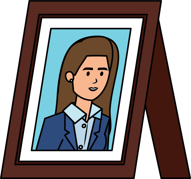 肖像与优雅的女商人图片下载