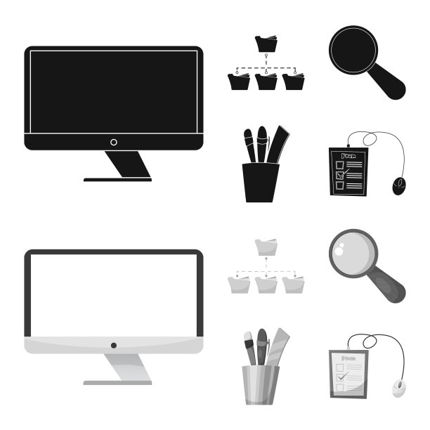 孤立对象的教育和学习标志图片下载