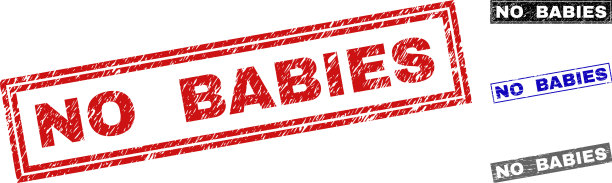 Grunge没有婴儿纹理矩形水印图片下载