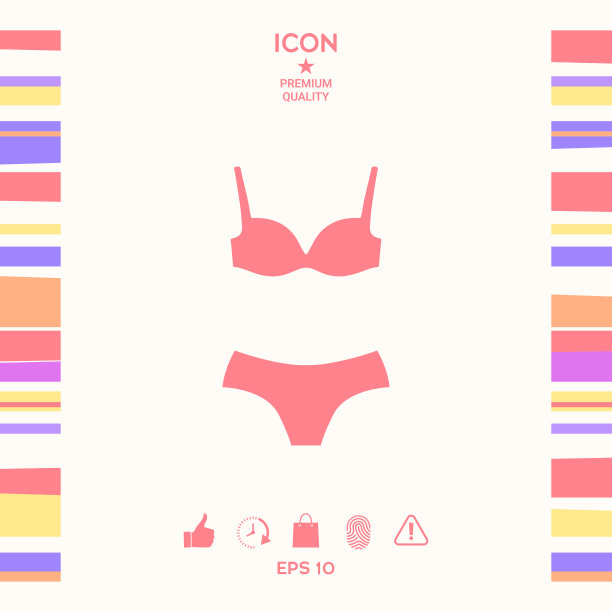 套式内衣或泳装两件套比基尼图片下载