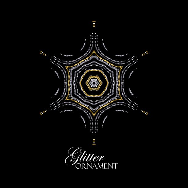 假日亮片装饰图片下载