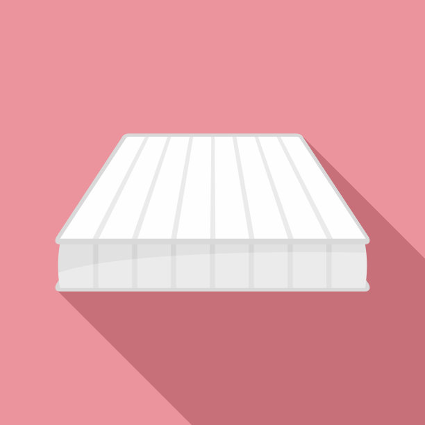 医疗床垫图标平坦风格图片下载