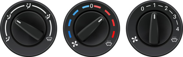 汽车仪表盘旋钮开关设置自动排气图片下载