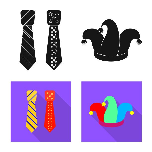 孤立对象的聚会和生日图标集图片下载