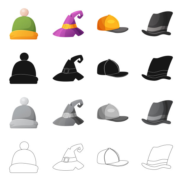 帽子和帽子符号图片下载