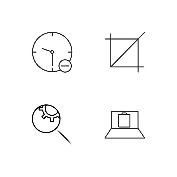 业务简单概述图标集图片下载