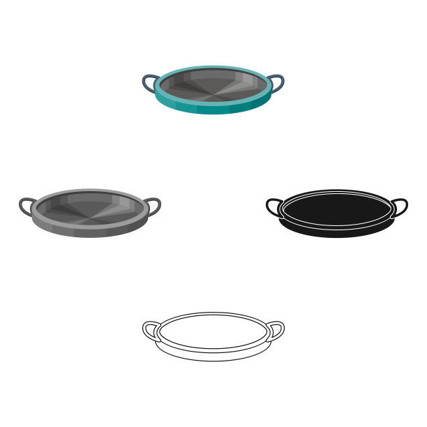 筛子图标在卡通黑色风格孤立上图片下载