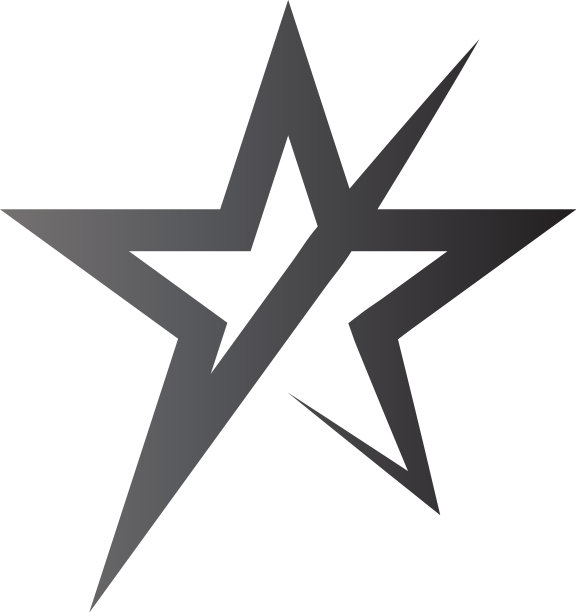 星星标志图形设计模板图片下载