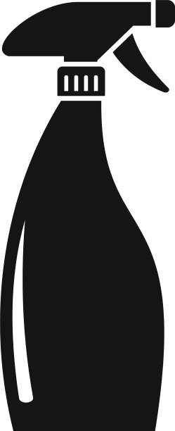 清洁喷瓶图标简约风格图片下载