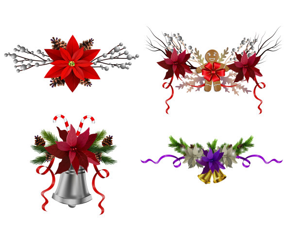 圣诞元素为您的设计图片下载