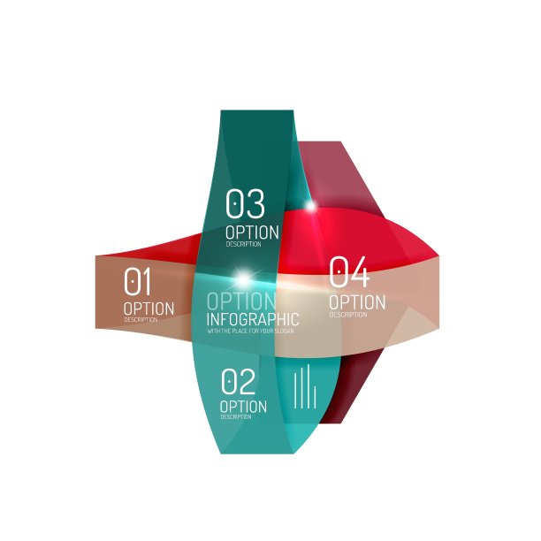 抽象背景几何信息图形选项图片下载