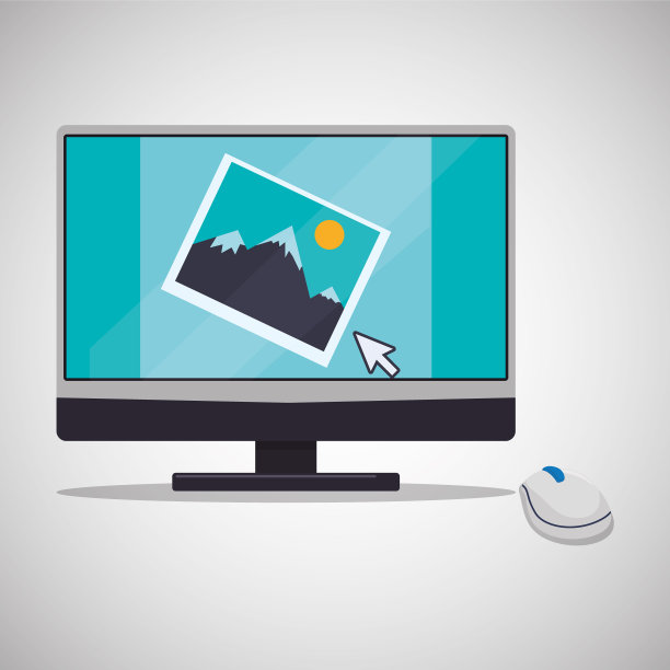 数字营销设计孤立电子商务图标图片下载