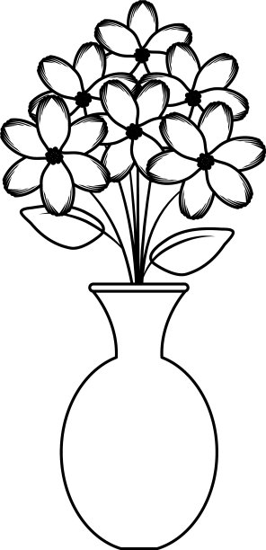 花瓶花卉图标图片下载