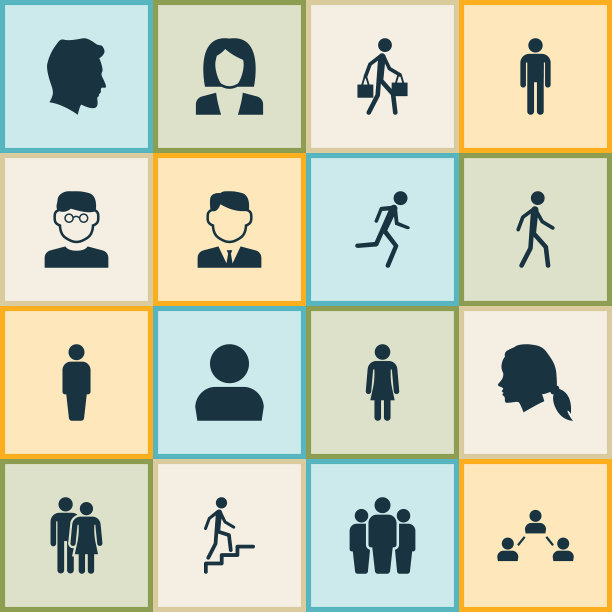 人物图标集合成员图片下载