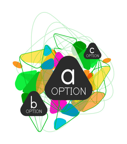 三角信息图设计布局图片下载