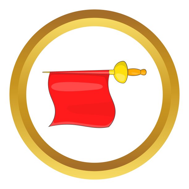 斗牛士红色织物图标图片下载