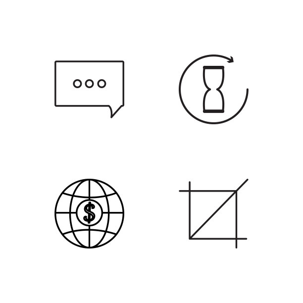 业务简单概述图标集图片下载