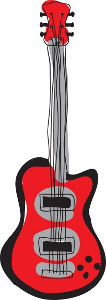 吉他乐器图标形象图片下载