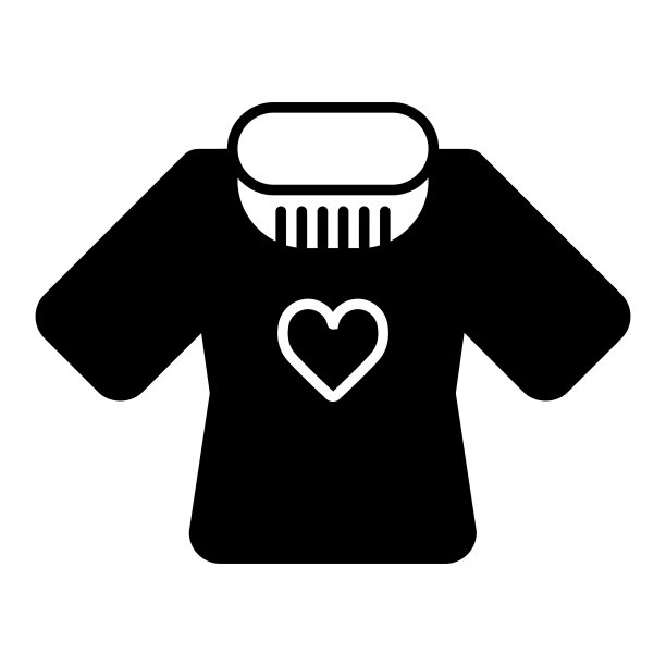服装平面图标女子毛衣图片下载