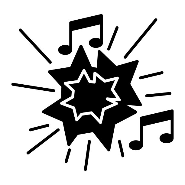 音乐笔记图标迪斯科舞蹈夜生活俱乐部图片下载