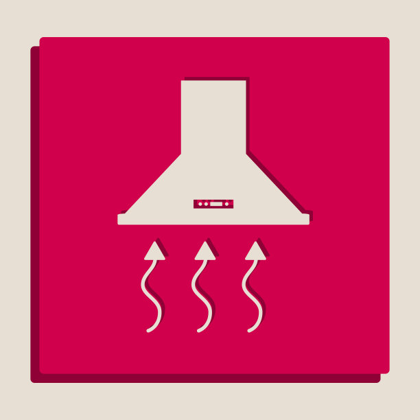 排烟罩、抽油烟机、厨房通风标志图片下载