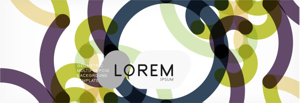 卷曲波浪线抽象背景设计图片下载