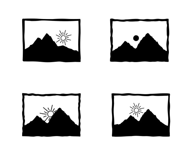 照片拍摄复古图标风景网站图片标志图片下载